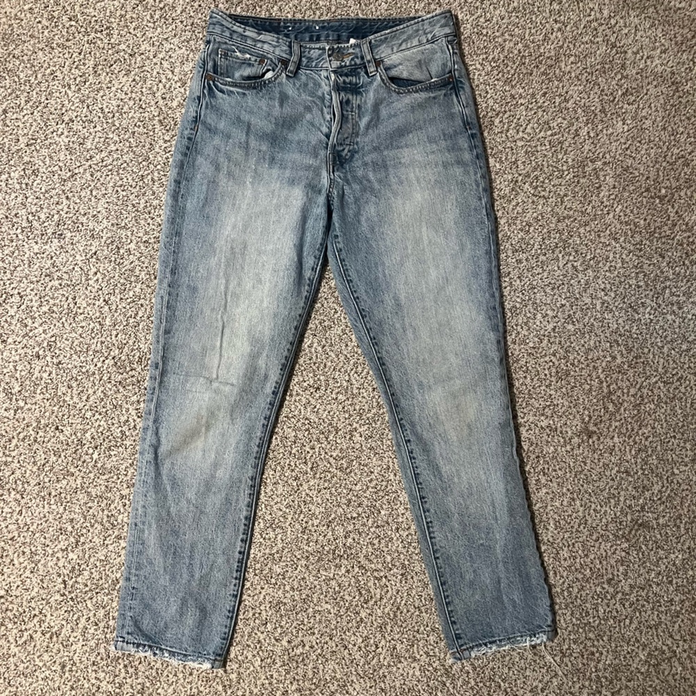 &DENIM VINTAGE FIT CROPPED SIZE 28